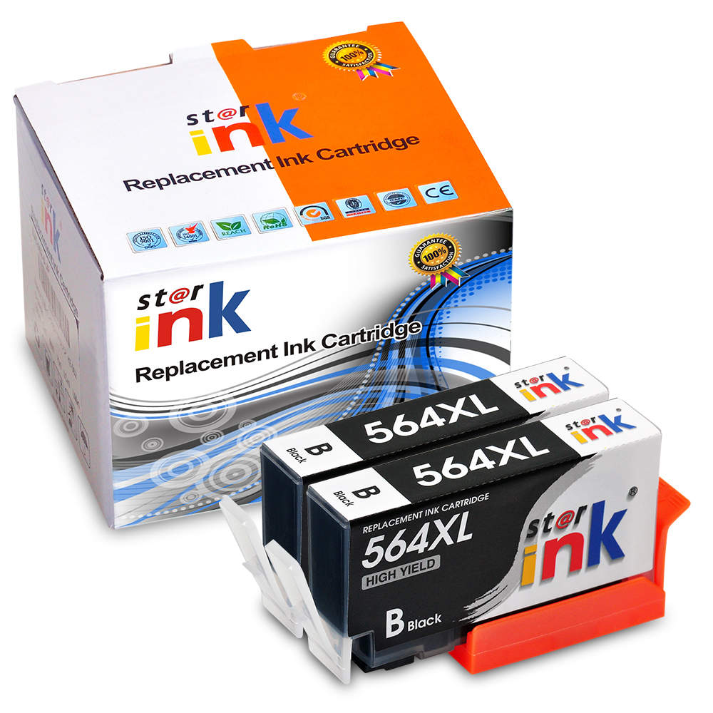 Starink Compatible Ink Cartridge 564xl Black 2Pack X001NGSCY7